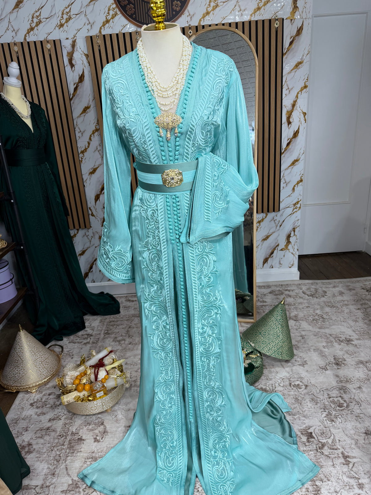 Organza brodée