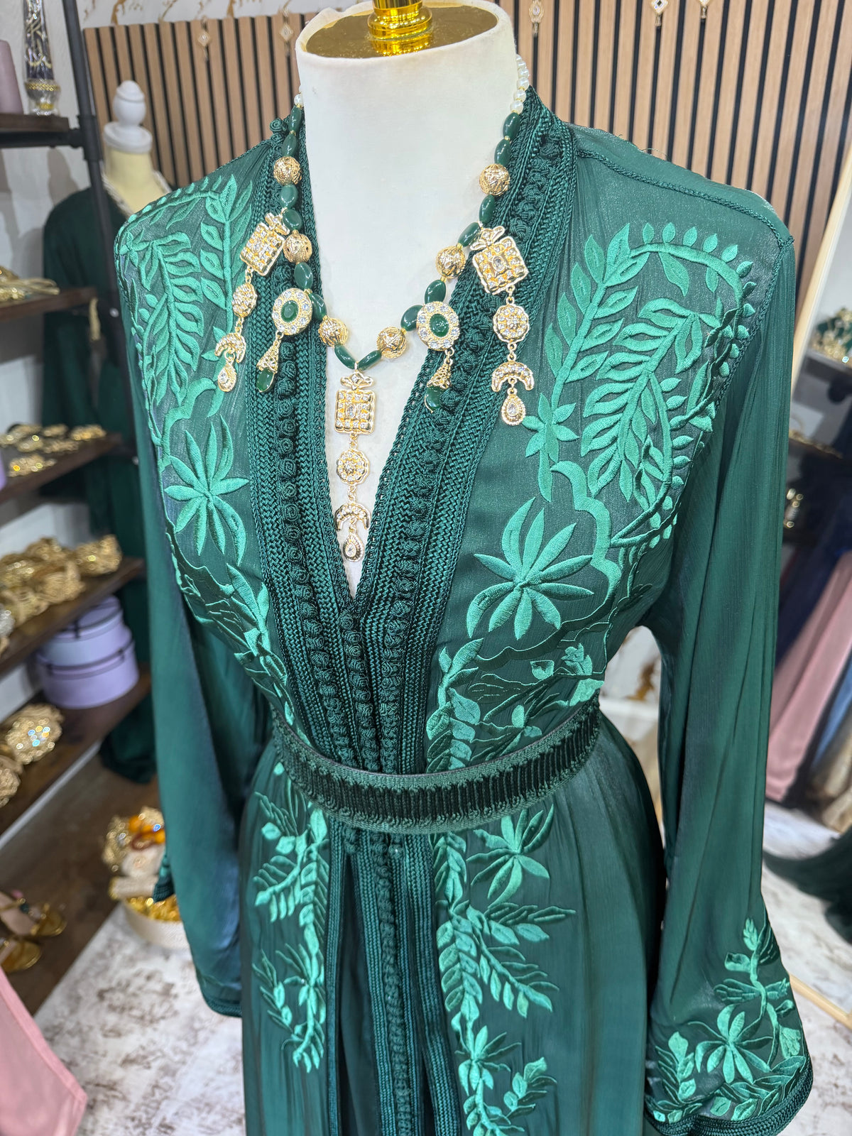 Organza brodée