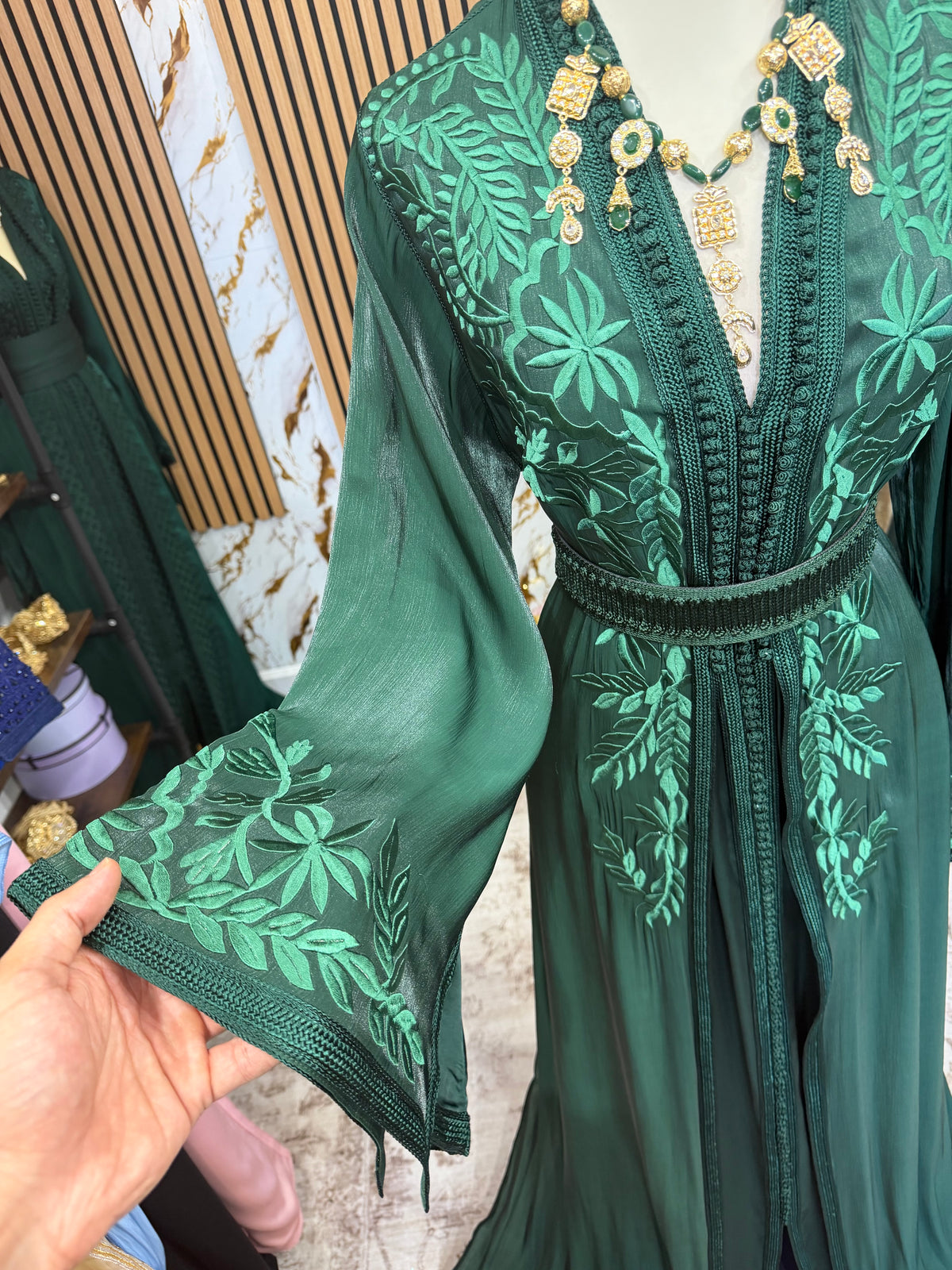 Organza brodée