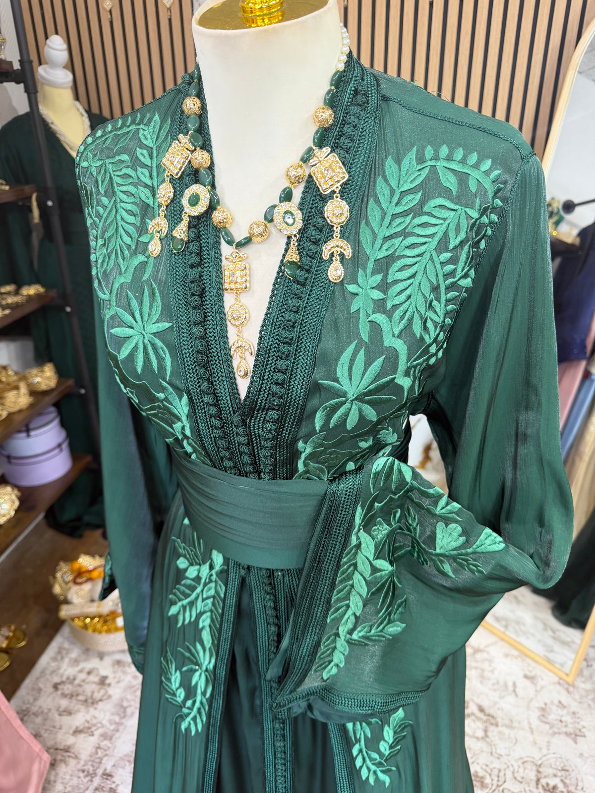 Organza brodée