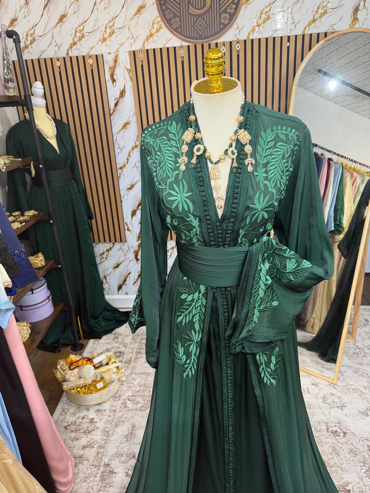 Organza brodée