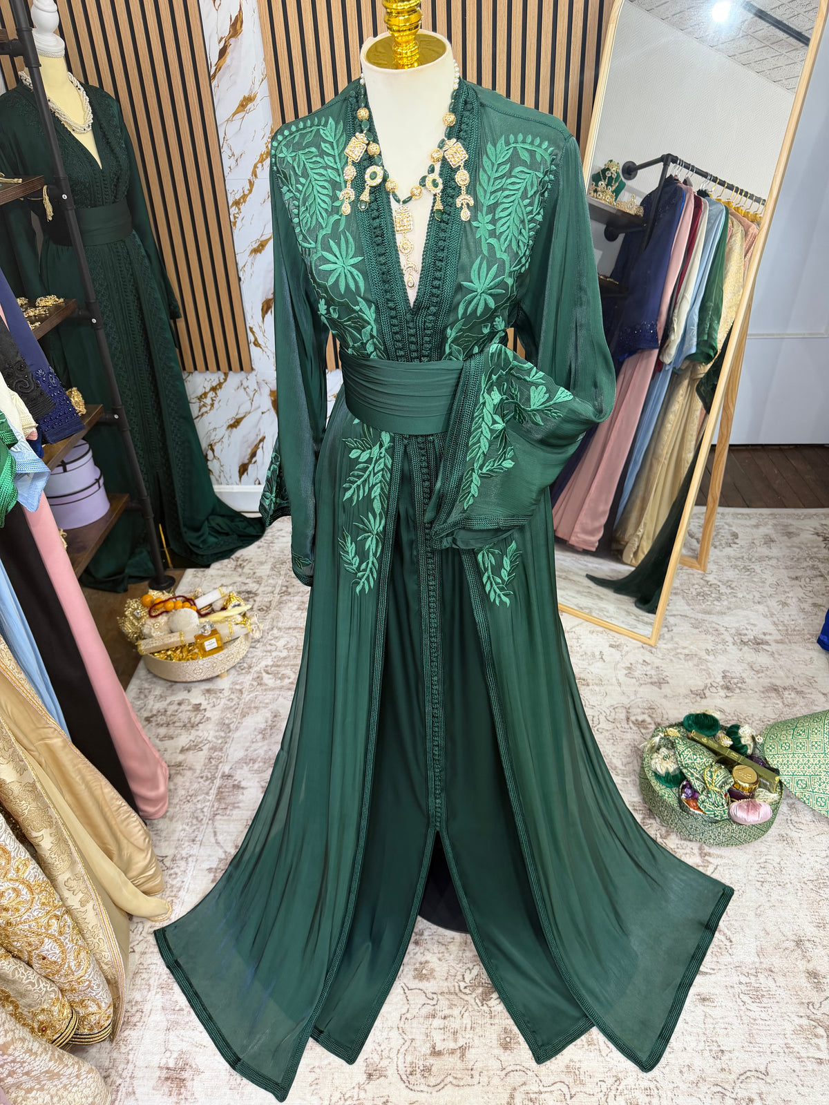Organza brodée