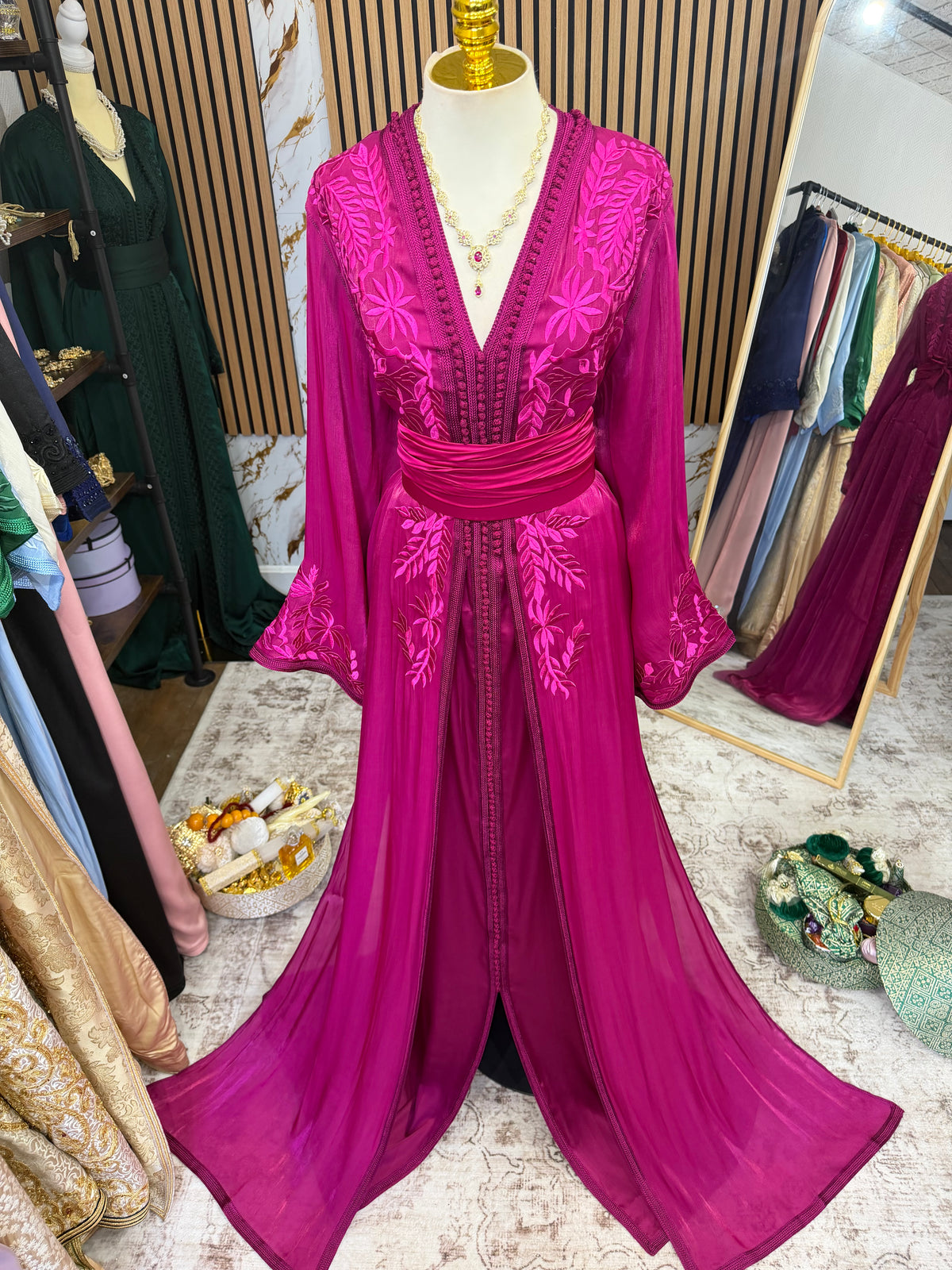 Organza brodée