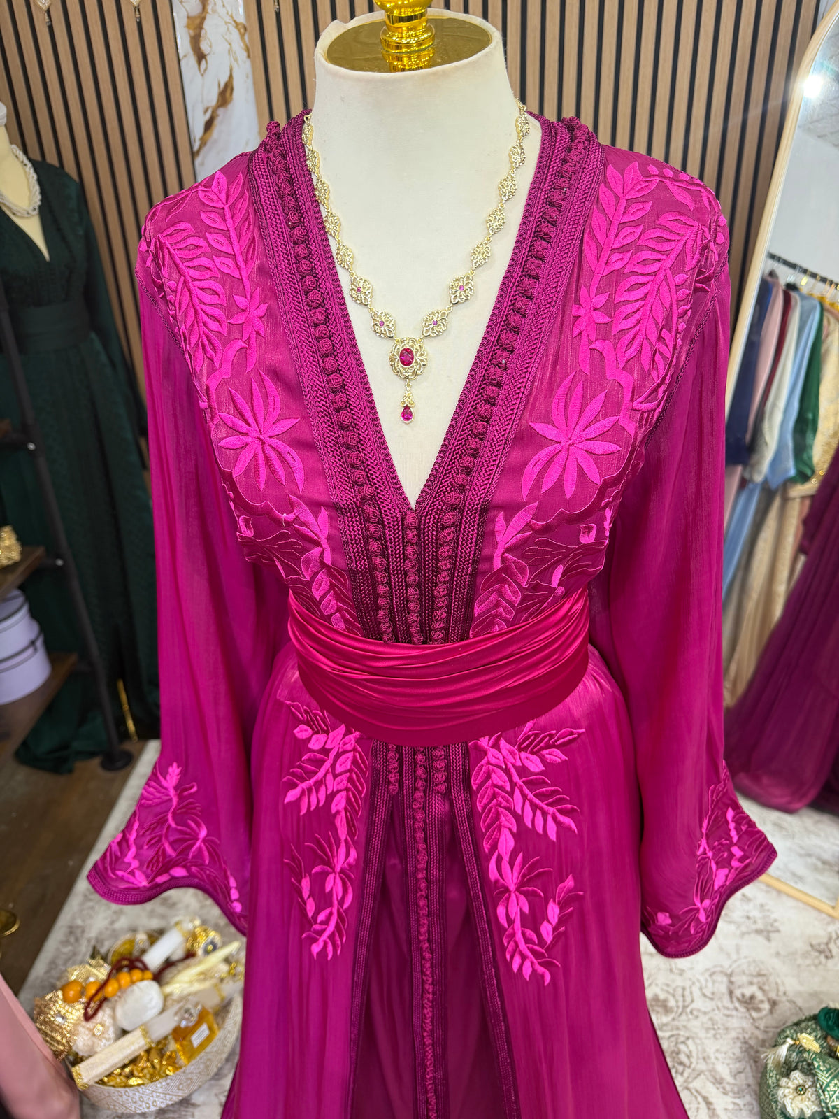 Organza brodée