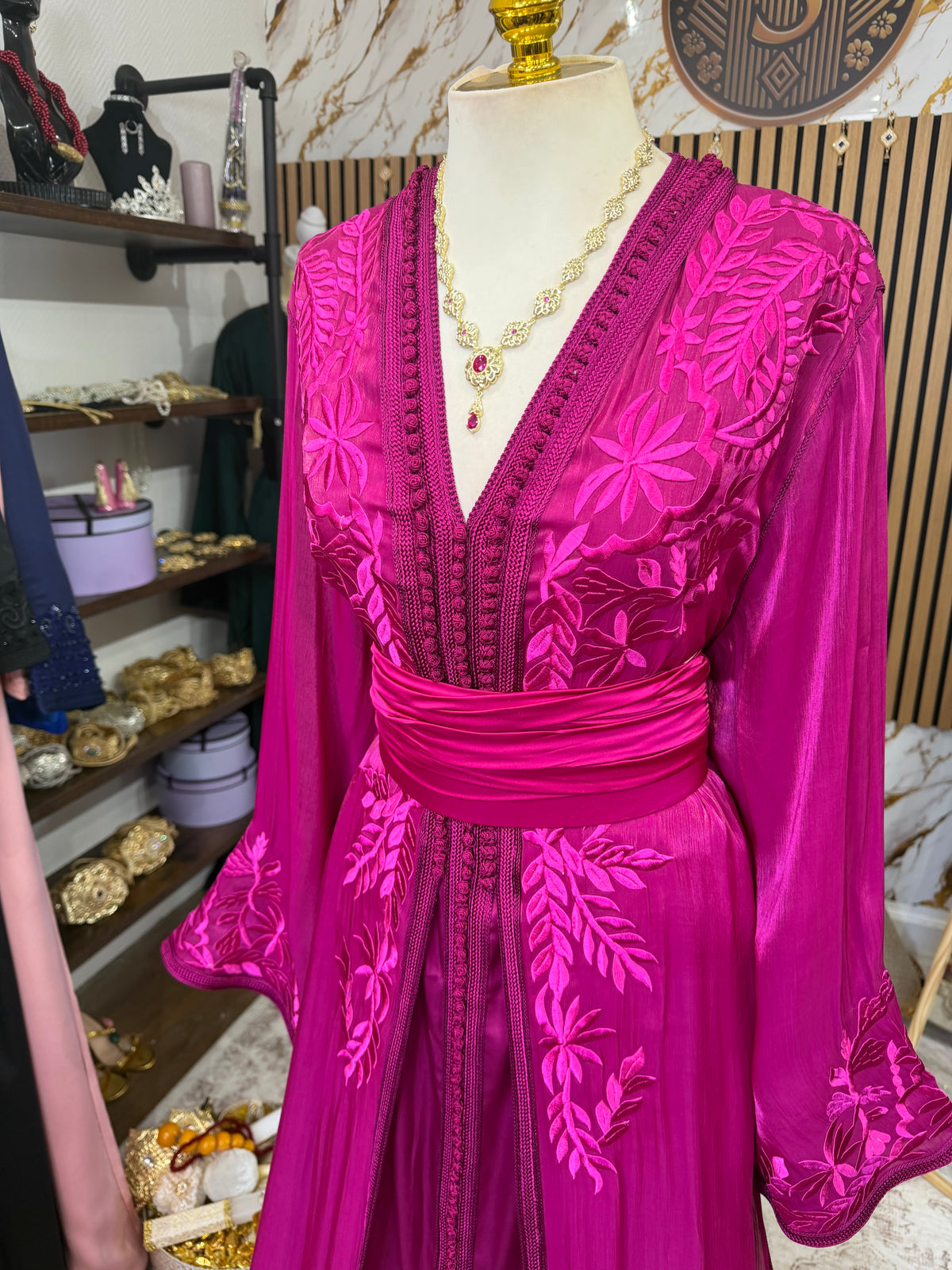 Organza brodée
