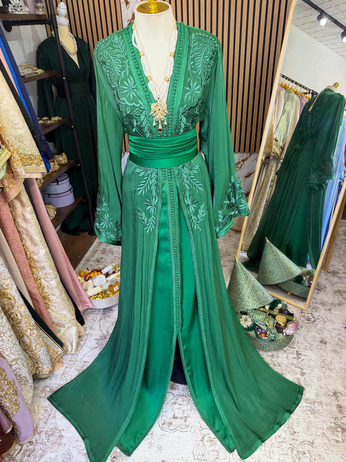 Organza brodée