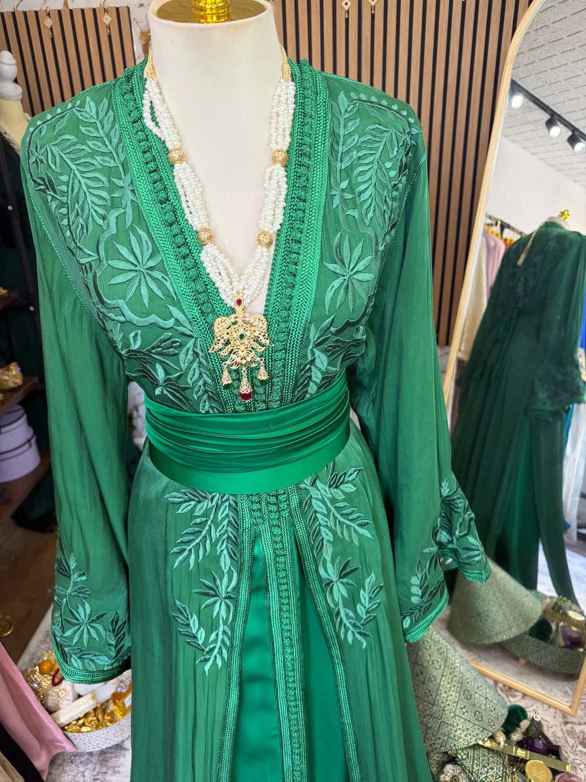 Organza brodée