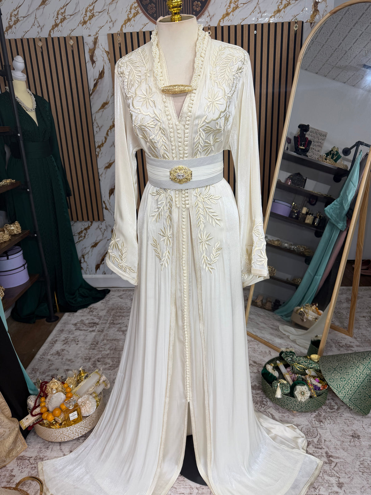 Organza brodée