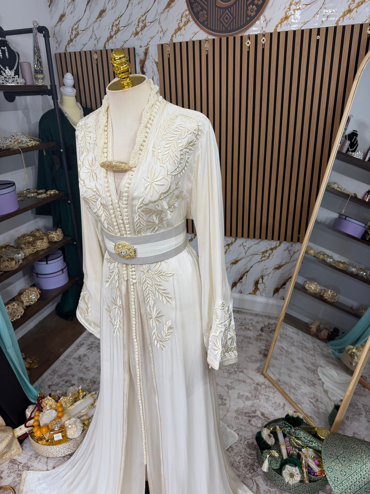 Organza brodée