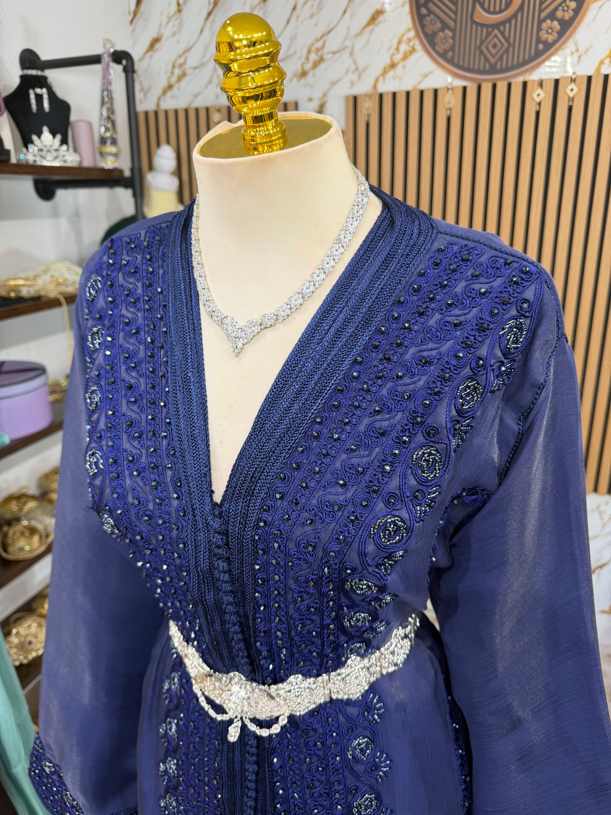 Organza perlée