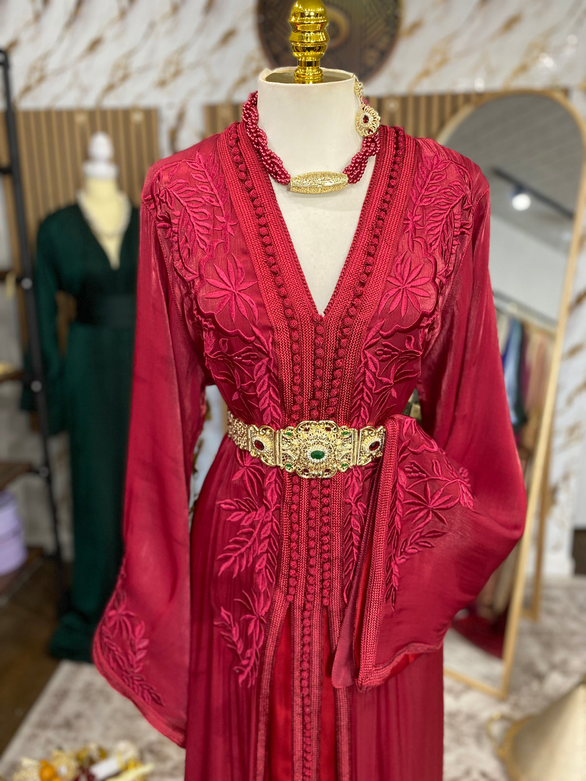 Organza brodée