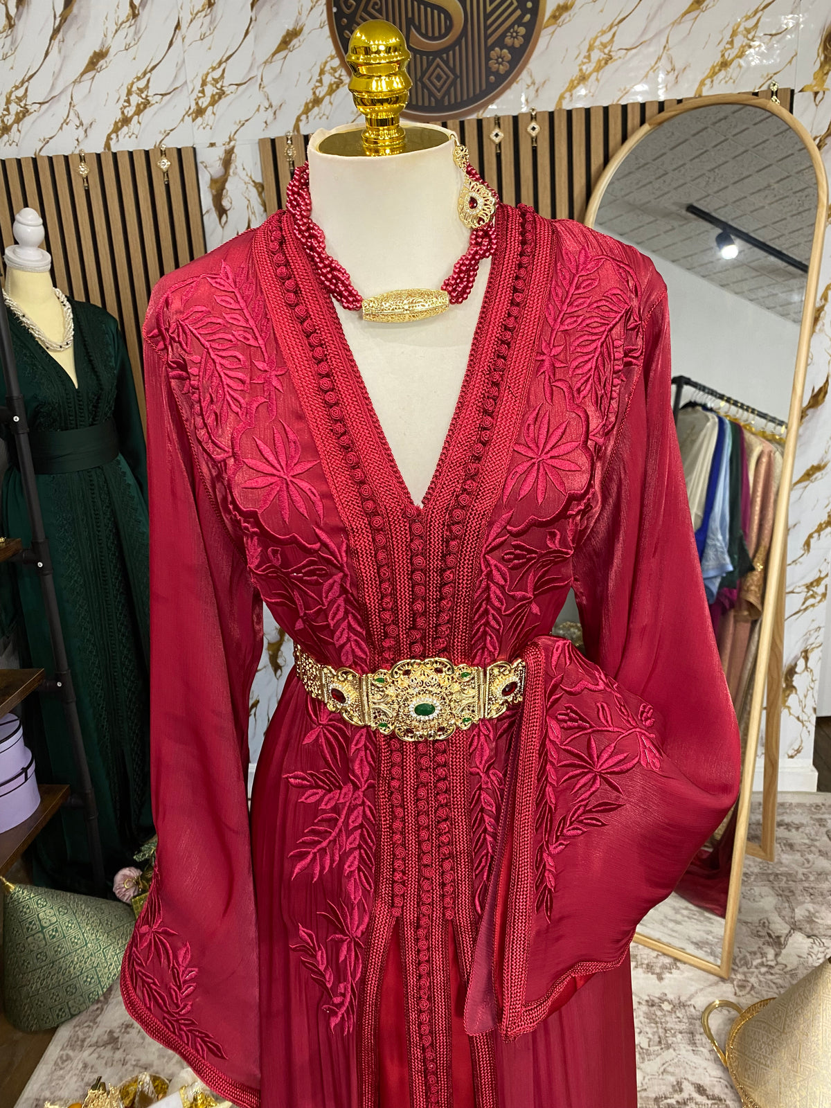 Organza brodée