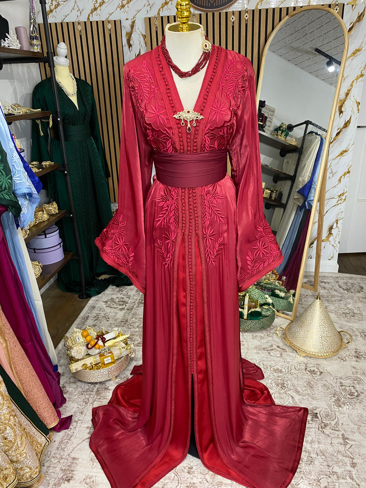 Organza brodée