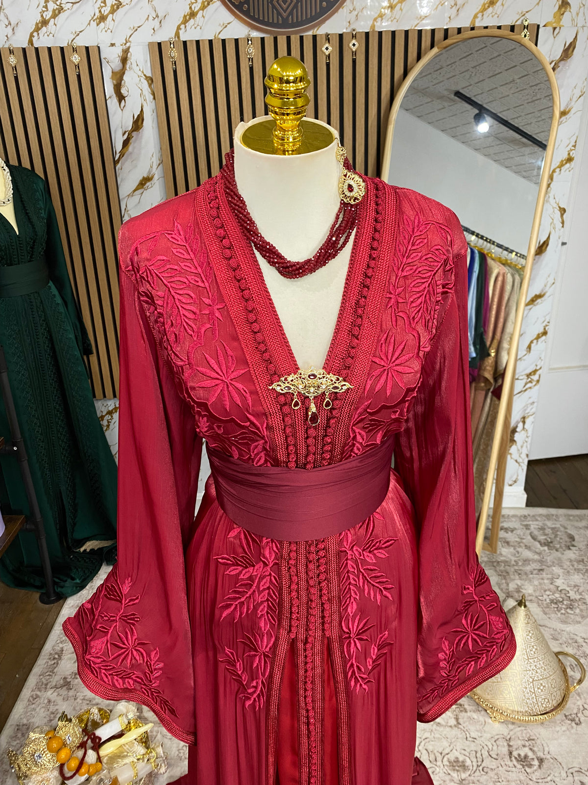 Organza brodée